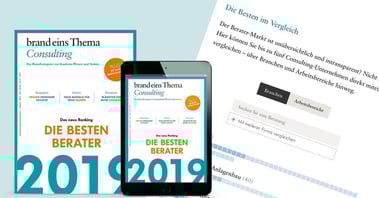 ITONICS zu einem der besten Berater Deutschlands ausgezeichnet
