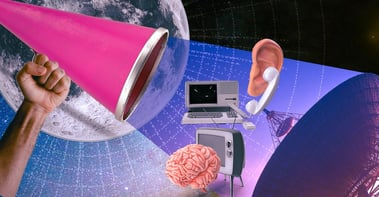 Creative banner illustrating how to communicate strategic innovation activities | Itonics