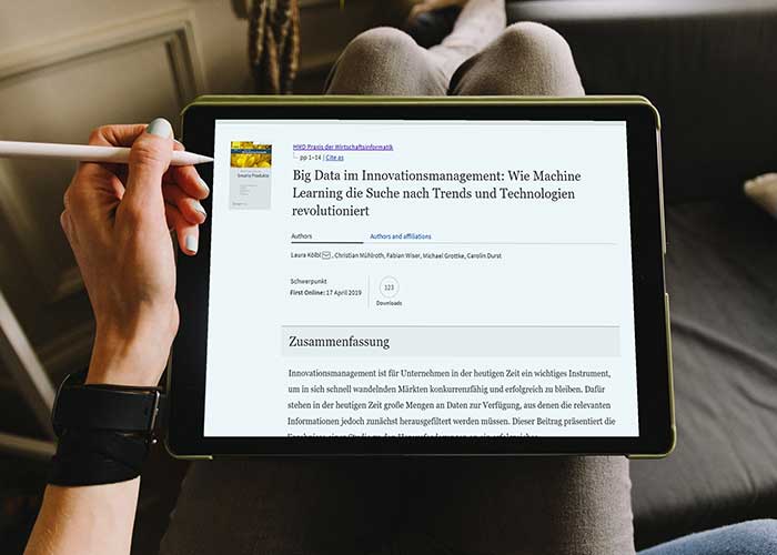 Featured image: Journal Article: Big Data in Innovation Management