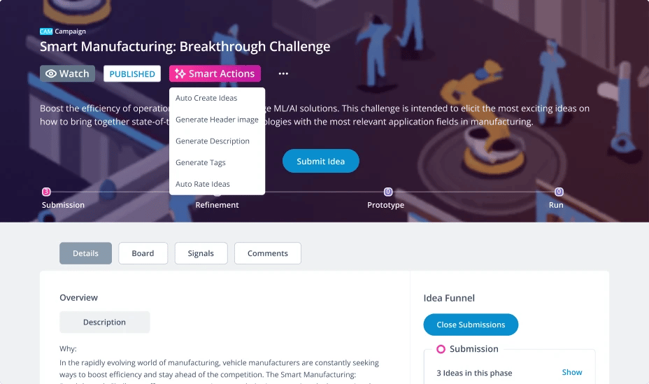ITONICS Smart Ideation