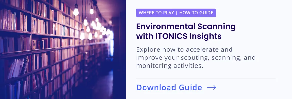Free Download: Environmental Scanning with ITONICS Insights