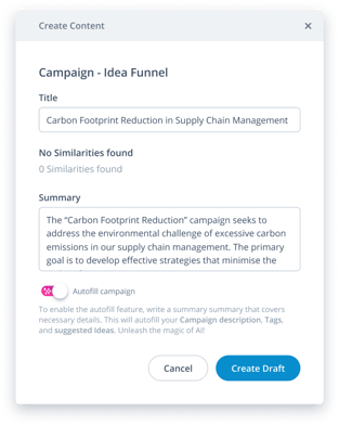 Automated idea description